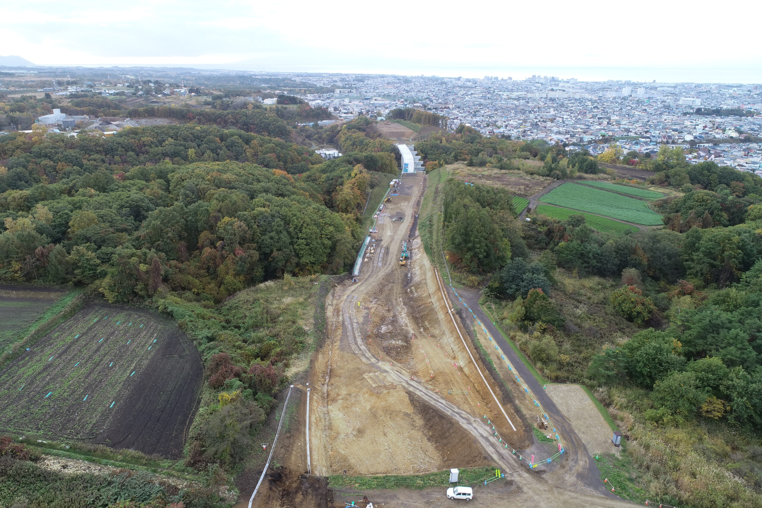 函館新外環状道路　函館市　東山東改良工事